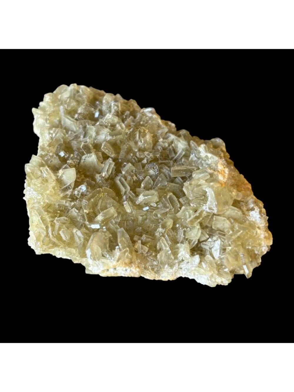 Smithsonite Cluster Natural Green Crystal Specimen Rhombohedral Zinc Spar
